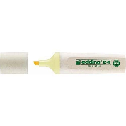 Zvýrazňovač edding 24 EcoLine, pastelově žlutý (135)