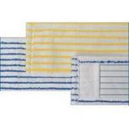 Úklidový mop s kapsami 50 x 16 cm mikrovlákno, modro-bílý