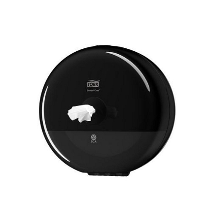 Zásobník Tork SmartOne Mini na toaletní papír se středovým odvíjením, černý