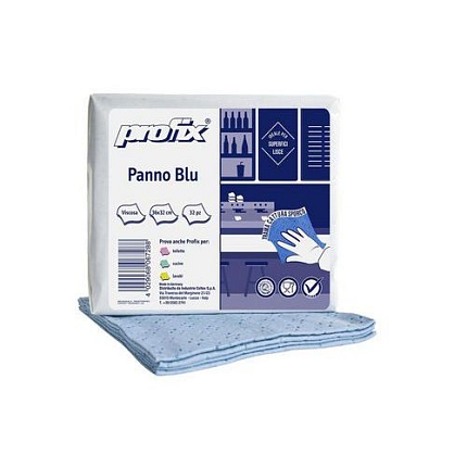 Úklidová utěrka TEMCA Profix 32 x 36 cm skládaná verze, modrá, 32ks