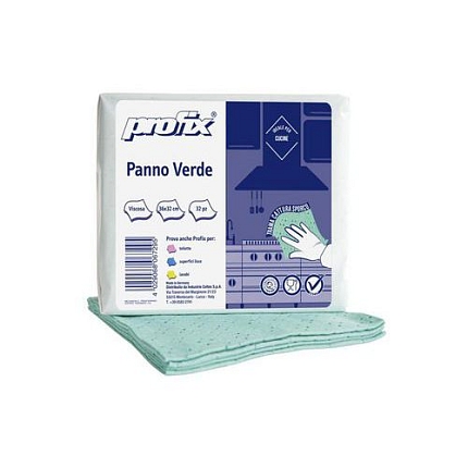 Úklidová utěrka TEMCA Profix 32 x 36 cm skládaná verze, zelená, 32ks