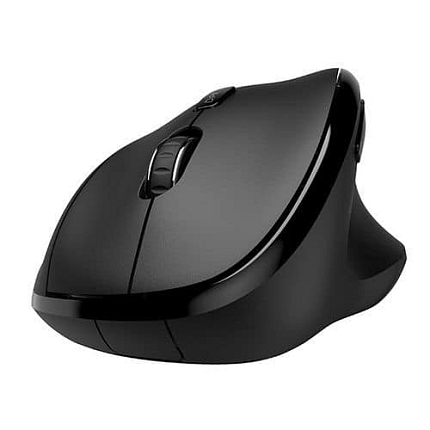 Ergonomická optická myš Cloe Powerton, bezdrátová, černá