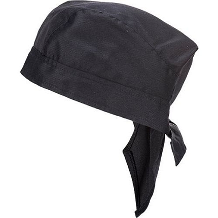 Pokrývka hlavy Bandana, černá