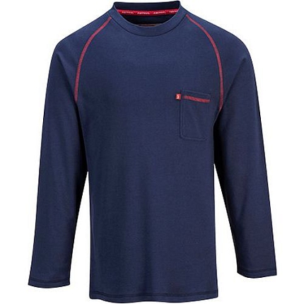 Triko Bizflame FR Crew Neck, modrá