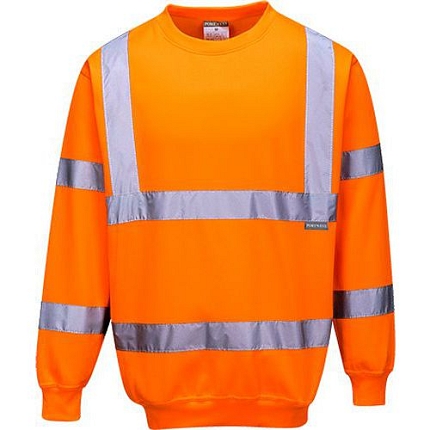 Reflexní mikina Hi-Vis, oranžová, vel. XXL