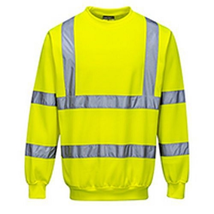 Reflexní mikina Hi-Vis, žlutá, vel. 4XL