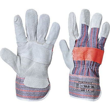 Rukavice Classic Canadian Rigger, šedá, vel. XL