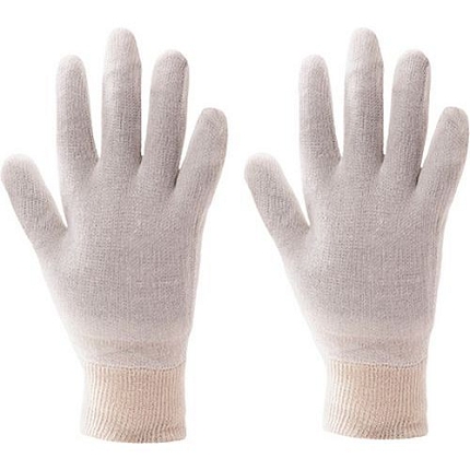 Úpletová rukavice Stockinette Knitwrist, béžová, vel. XL