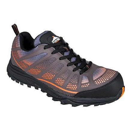 Obuv Portwest Compositelite Low Cut Spey Trainer S1P, černá/oranžová, vel. 40