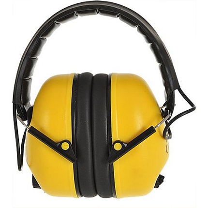 Elektronický mušlový chránič, žlutá