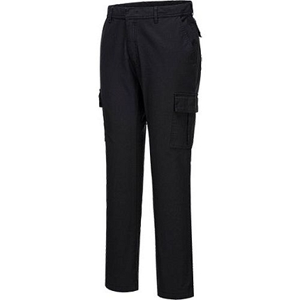 Kalhoty Stretch Slim Combat, černá, normální, vel. 42