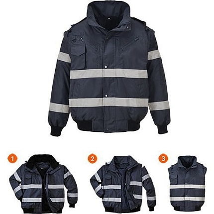 Bomber Iona 3v1, modrá, vel. XXL