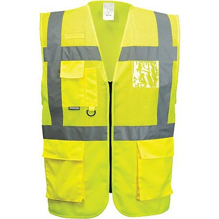 Reflexní vesta Madrid Executive Hi-Vis, žlutá, vel. XL