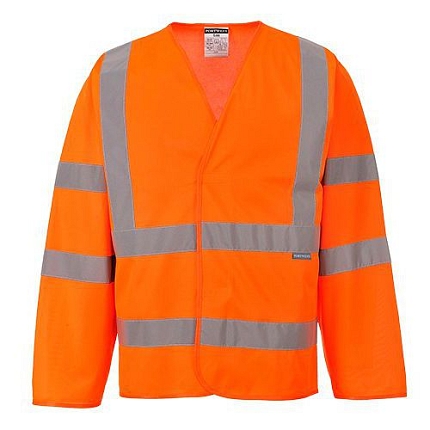 Reflexní blůza Hi-Vis, oranžová, vel. S-M