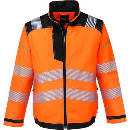 Reflexní bunda PW3 Hi-Vis, oranžová/černá, vel. 3XL