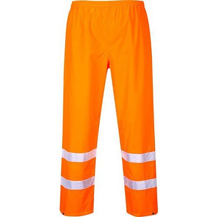 Reflexní kalhoty Traffix Hi-Vis, oranžové, vel. S