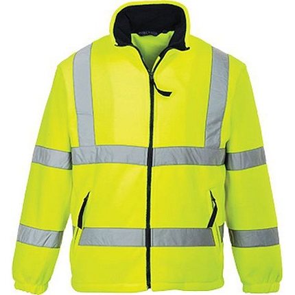 Reflexní fleecová bunda Hi-Vis, žlutá, vel. 5XL