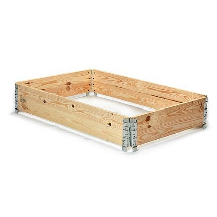 Paletový nástavec, dřevěný, 20 x 80 x 60 cm