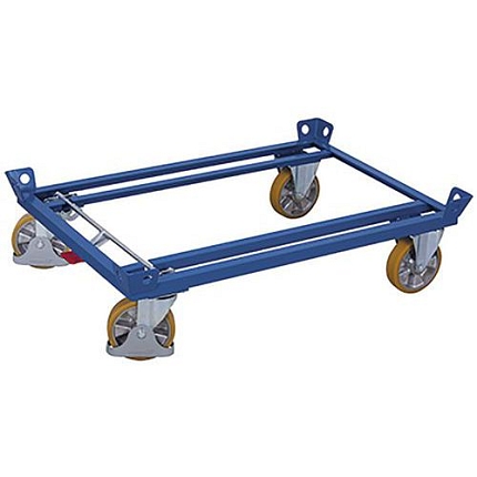 Transportní plošina na palety, do 1 800 kg, 127 x 87 x 35 cm, modrá