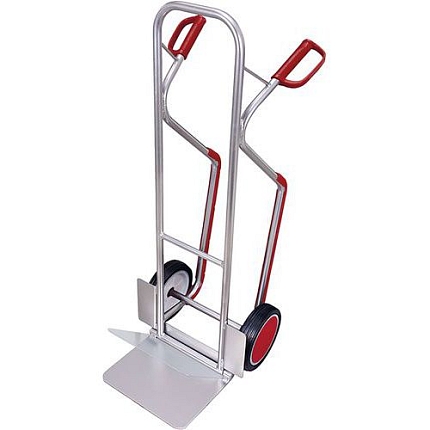 Hliníkový rudl RU223 s ližinami, do 200 kg, s plnými koly