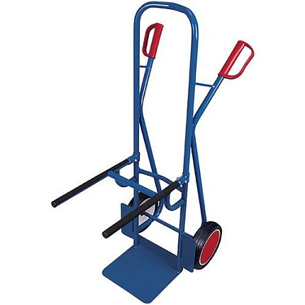 Rudl RU239 na židle, do 250 kg, 57 x 79,5 x 130,5 cm, s plnými koly, modrý