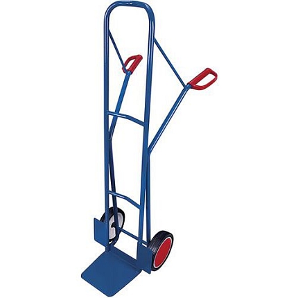 Rudl RU240, do 250 kg, 55 x 74 x 160 mm, s plnými koly, modrý