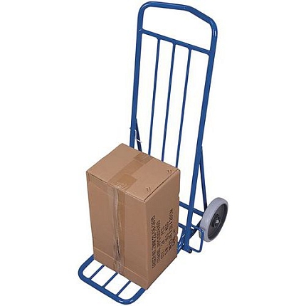 Rudl na balíky RU224, do 150 kg, termoplastická kola, modrý