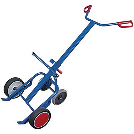 Rudl RU262 na sudy, do 250 kg, s plnými koly, modrý