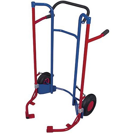 Rudl RU256 na pneu, do 200 kg, s nafukovacími koly, modrý