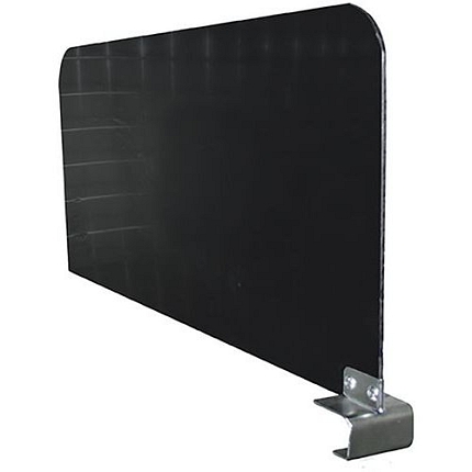 Plastová přepážka k policím, černá, 1,4 kg