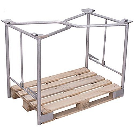 Paletový nástavec typ 65K, pozink, 120 x 120 x 100 cm