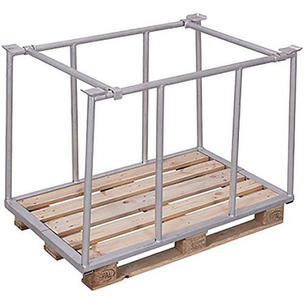 Paletový nástavec typ 75, pozink, 115,5 x 120 x 80 cm