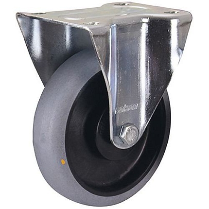 Termoplastické pojezdové kolo s přírubou ESD, 160 x 40 mm, kuličkové ložisko, pevné