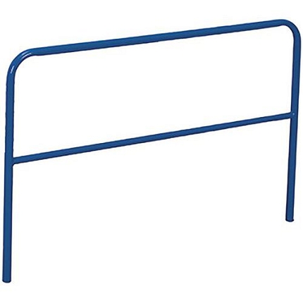 Opěrná obruč s příčkou k vozíkům, modrá, 119 x 74 cm