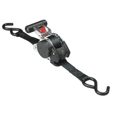 Upínací popruh se zatahovací ráčnou a háčky Master Lock 300cm