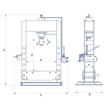 Profesionální hydraulické lisy