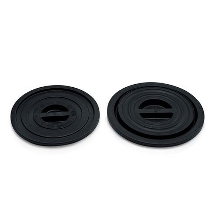 Víko ke kulatým kontejnerům, recyklovaný HDPE, pro 75 l