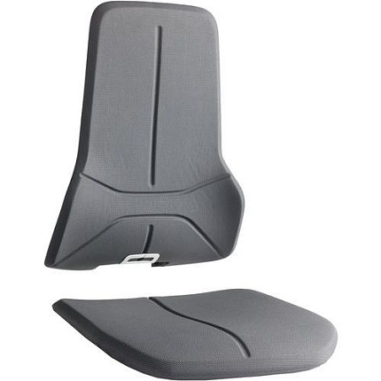 Náhradní polstrování pro židle Bimos Neon, potah Supertec, šedá