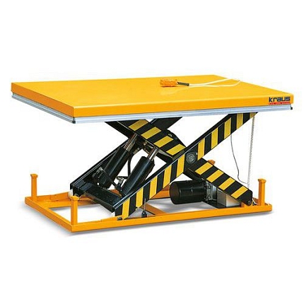 Hydraulický zvedací stůl Kraus, do 2 000 kg, deska 170 x 100 cm