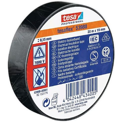 Izolační páska Tesa Tesaflex, 19 x 0,15 mm, délka 20 m