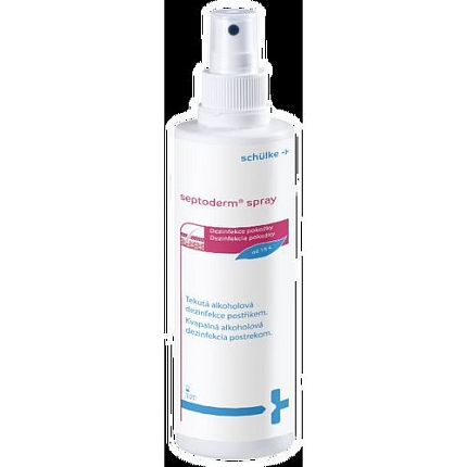 Tekutá alkoholová dezinfekce postřikem Septoderm spray 250ml