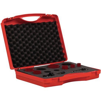 Sada vykružovacích vrtáků HSS Manutan Expert, 6 ks, průměr 19 - 57 mm