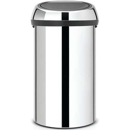 Odpadkový koš Soft–Touch 60 l nerezová ocel