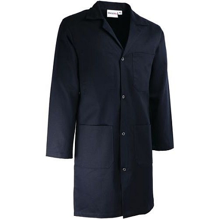 Pánský modrý plášť Manutan Expert, bavlna, vel. L