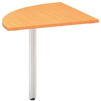 Stolová přístavba Alfa 100, 80 x 80 x 73,5 cm, 1/4 kruh, dezén buk Bavaria