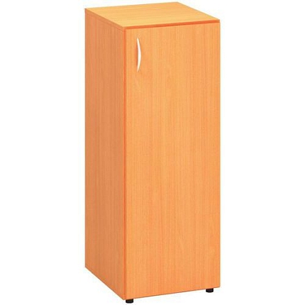 Střední úzká skříň Alfa 500, 106,3 x 40 x 47 cm, s dvířky - pravé provedení, dezén buk Bavaria