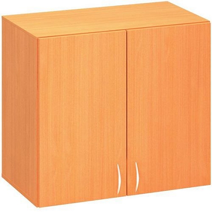 Přístavbová nízká široká skříň Alfa 500, 71,7 x 80 x 47 cm, s dvířky, dezén buk Bavaria