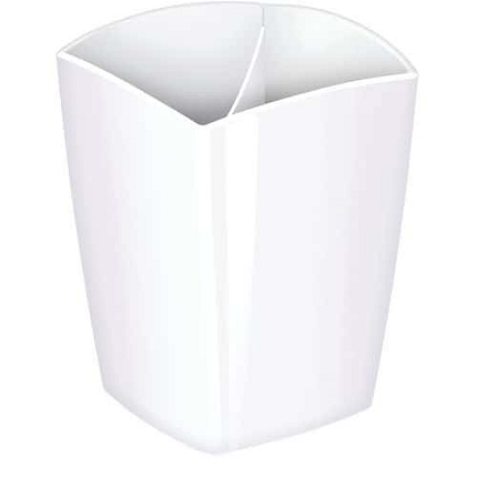 Stojánek na tužky CEP Mineral, bílý