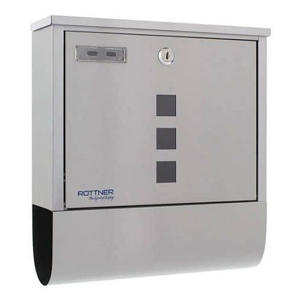 Poštovní schránka Rottner Costa, nerez