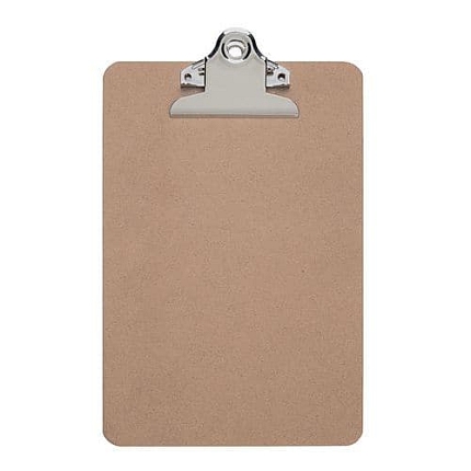 Psací podložka Maul s klipem, A5, dub